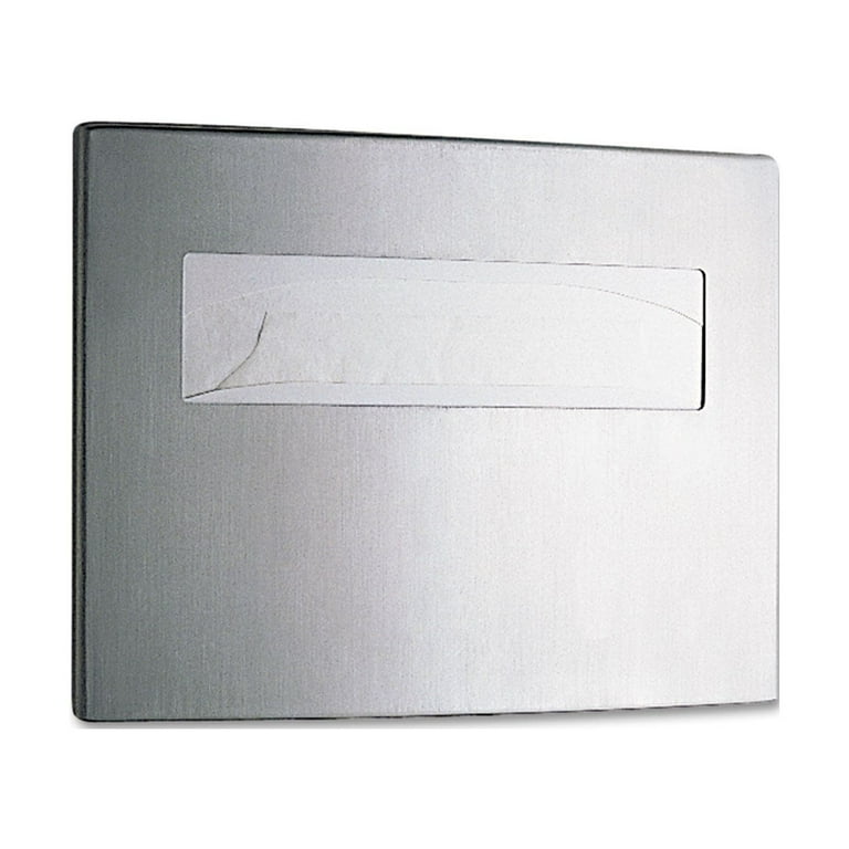 Stainless Steel Toilet Seat Cover Dispenser, ClassicSeries, 15.75 x 2 x 11, Satin Finish Stainless Steel Toilet Seat Cover Dispenser, ClassicSeries, 15.75 x 2 x 11, Satin Finish