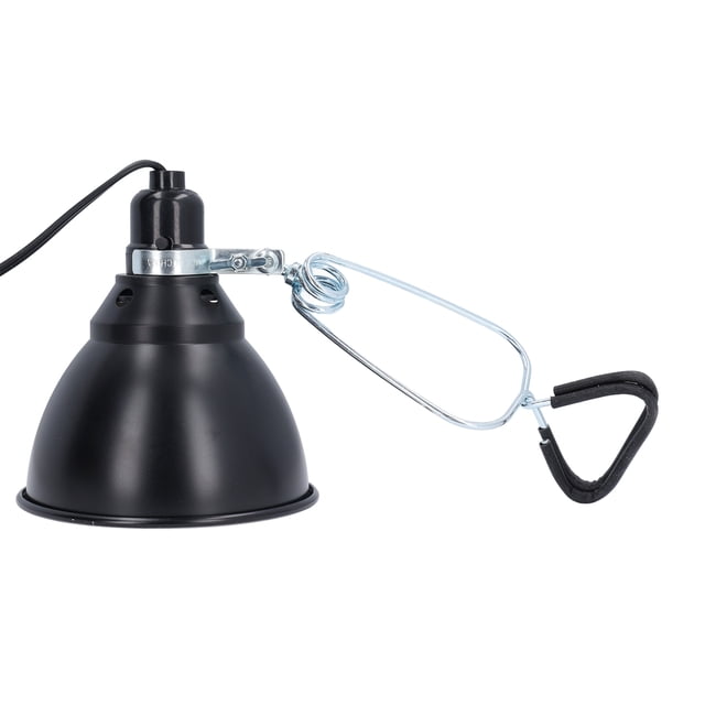 Reptile Light Fixture, US Plug 110V 250W Load Reptile Deep Dome Fixture Enhanced Safety Versatile Heat Resistant Rotatable for E26 UVA UVB Bulb
