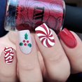 thumbnail image 4 of Whats Up Nails - Peppermint Candy Vinyl Stencils Nail Art Design, 4 of 15