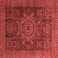 thumbnail image 1 of Ahgly Company Indoor Square Abstract Red Modern Area Rugs, 6' Square, 1 of 4