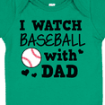 thumbnail image 4 of Inktastic I Watch Baseball with My Dad Boys or Girls Baby Bodysuit, 4 of 5