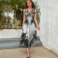 thumbnail image 6 of A Biker's Wedding Sleeveless Dress Women's summer dress Female dress Summer dresses for women, 6 of 7