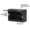 thumbnail image 2 of Montezuma Steel Garage Tool Storage System 30.5 x 12" Locking Single Door Wall Cabinet, Black, 2 of 12