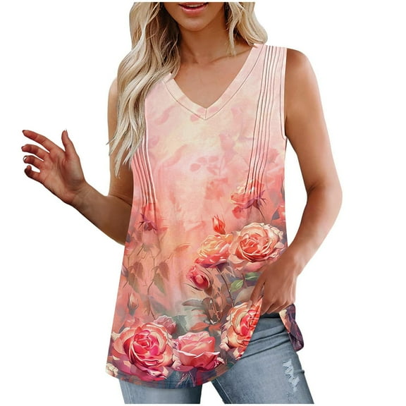 Plus Size Summer Tops For Curvy Women 4X Womens Tank Tops Pack Cotton Long Tunic Tops For Women To Wear With Leggings Black V Neck T Shirts For Women Plus Size