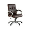 thumbnail image 2 of Lorell Executive Chair Leather Low-Back 27"x32"x41" BN/Pewter 62623, 2 of 14