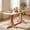 Natural Wood Wash, variant on Christopher Knight Home 60" Farmhouse Dining Table with Trestle Base, Seats 6, Espresso