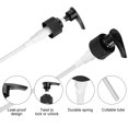 thumbnail image 3 of Uxcell 6Pcs Liter Pump Dispensers, 28/410 Universal Shampoo Container Pump, Black, 3 of 6