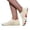 Beige, variant on Women's Walking Shoes, Breathable Quick Dry Five Toe Water Shoes with Slip on Design and Non Slip Sole, Lightweight Comfortable Aqua Socks for Beach Swimming Surfing