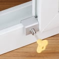 thumbnail image 4 of Limitador Bloqueo Puertas Y Ventanas Bloqueo Límite Ventana Malla Ventana Seguridad para Aleación Aluminio Bloqueo Llave Seguridad (A) (juego Limitador Un Orificio), 4 of 8
