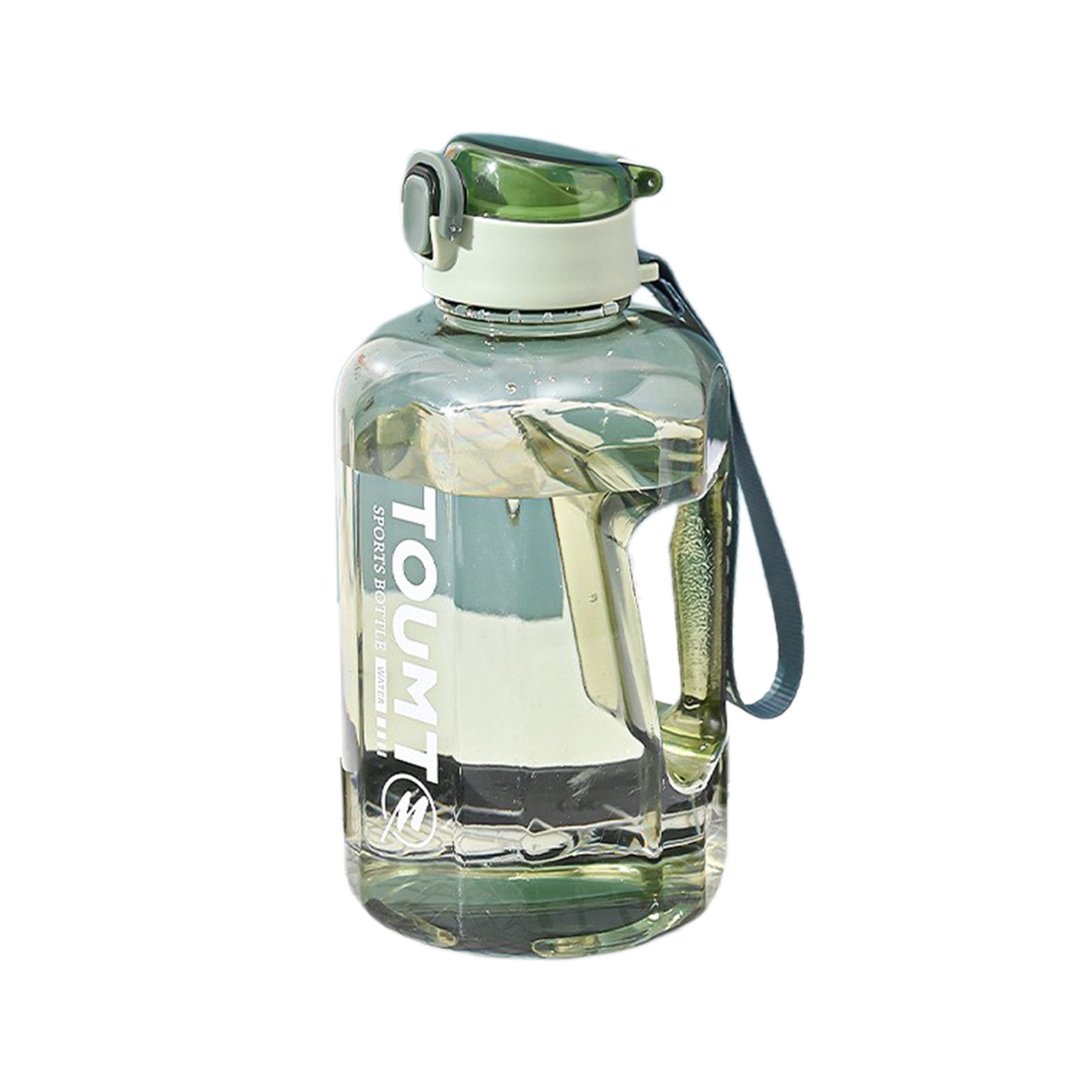 4pcs THE GYM KEG Sports Water Bottle Half Gallon Carry Handle Big Water Jug for Sport Large Reusable Water Bottles Eco-friendly, Leakproof 2200mL