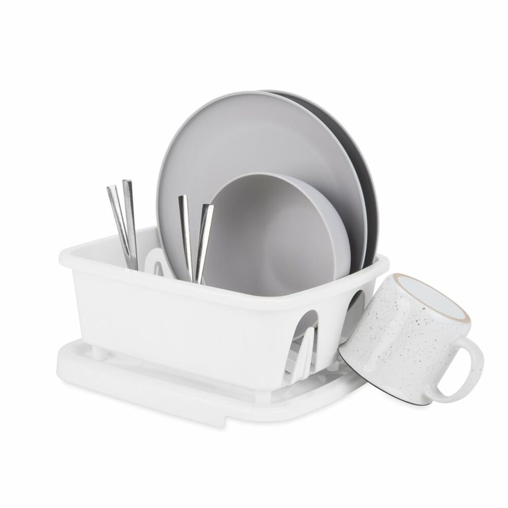 Mini Dish Drainer & Tray, White (Eng/Fr) - image 3 of 12