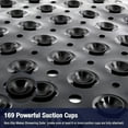 thumbnail image 5 of 1pc  Shower Mat Non Slip 21 x 21 Inches, Square Shower Mat with Suction Cups and Drain Holes, Shower Stall Mat Machine Washable, 5 of 10