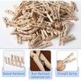 thumbnail image 4 of Mr. Pen- Wooden Clothes Pins, Natural Wood, 200 pcs, 1 Inch, Mini Clothes Pins for Hanging Clothes, 4 of 6