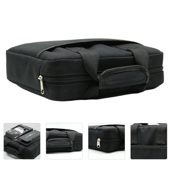 WRISTBIQUE 1Pack Waterproof Guitar Effector Box Hard Shell Storage Case for Guitarists