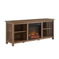 thumbnail image 4 of Walker Edison Mission Electric Fireplace TV Stand for TVs up to 65”, Rustic Oak, 4 of 10