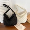 thumbnail image 2 of Bolso bandolera de algodón de gran capacidad, bolso general, bolso de hombro de otoño e invierno, bolso de nube personalizado informal para mujer, 2 of 6