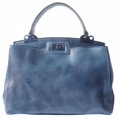 thumbnail image 1 of Sac à Main en Cuir pour Femmes Peekaboo&44; Bleu Foncé, 1 of 1