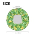 thumbnail image 4 of KLL Cartoon Frog And Lotus Leaf Pattern Shower Cap & Bath Cap for Women,Reversible Oversized Waterproof Shower Caps for all Hair Lengths,Elastic Reusable Bathing Hair Cap, 4 of 6