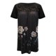 thumbnail image 4 of Pntutb Moda Mujer O-cuello Impresión Casual Suelto Encaje Manga Corta Camiseta tops Pntutb Pntutb-6384, 4 of 5