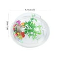 thumbnail image 3 of Transparent Hydroponic Vase Wall-mounted Fish Tank Decorative Wall Planter Home Supply, 3 of 9