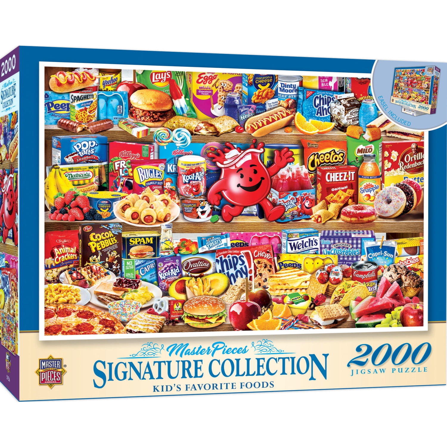 MasterPieces 2000 Piece Jigsaw Puzzle, Kids' Favorite Foods