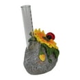 thumbnail image 5 of Northlight 7" Sunflower and Ladybug Rock Garden Rain Gauge, 5 of 5
