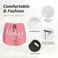 thumbnail image 6 of Picia Happy Mother's Day Pattern Women's 2 in 1 Athletic Running Shorts High Waisted Workout Casual Gym Sweat Shorts with Comfy Liner Zipper Pockets-Medium, 6 of 9