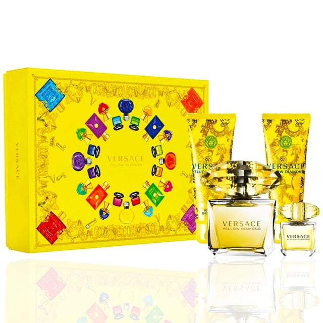 Set Yellow Diamond de Versace 4 piezas EDT multicolor