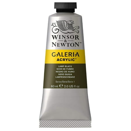 UPC: 0094376985566 | Winsor & Newton Galeria Acrylic Paint  60ml  Lamp Black