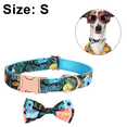 thumbnail image 2 of Pajarita para collar de perro, con hebilla de metal de seguridad, collares ajustables para cachorros para perros pequeños, medianos y grandes, color azul, 2 of 5