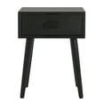 thumbnail image 4 of SAFAVIEH Lyle 1 Drawer Casual Glam Accent Table, Black, 4 of 8