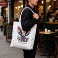 thumbnail image 6 of Aoznliie 4th of July Tote Bag, 15.4x14.2 inch Patriotic Canvas Tote for Women, USA 250th Anniversary Bag for Independence Day Gift, 6 of 7