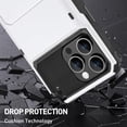 thumbnail image 3 of Wallet Case for iPhone 15 Pro Case with 4-Card Credit Card Holder Slot Shockproof Cover Hybrid Heavy Duty Protection Armor Phone Case Compatible with 15 Pro 6.1 inch 2023-White, 3 of 12