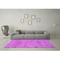 thumbnail image 3 of Ahgly Company Indoor Rectangle Oriental Purple Traditional Area Rugs, 4' x 6', 3 of 4