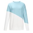 thumbnail image 3 of Patlollav Womens Print Long Sleeve Comfortable Breathable Sweatshirt Blue M, 3 of 6
