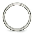 thumbnail image 6 of Auriga Fine Jewelry Titanium X-Design 6mm Satin Band for Men Size 7.5, 6 of 6
