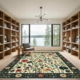 thumbnail image 2 of ODIKA 2'x3' Machine Washable Non-Slip Area Rug, Oriental Cream High Traffic Rug, Beige, 1087005, 2 of 7
