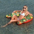 thumbnail image 4 of Margaritaville Pool Floats Hamac Gonflable Chaise d'Eau, Rouge, 4 of 4