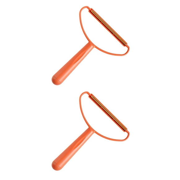 Wosthever Eliminador de pelusas, doble cara, pelo de mascotas, ropa, cepillo de limpieza, rodillo naranja Type2 NO2