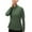 Army Green, variant on AXXD Basic Summer Tops for Women 2024 Yoga Slimming Casual Gym Long Sleeve Turndown Fitness T-shirt Tops Blouse