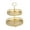 Double layer stripes, variant on AOOOWER Space Saving 2 Tiered Fruit and Snacks Holder for Kitchen Or Dining Room Vegetable Storage Rack Candy Nut Serving Plate