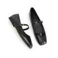 thumbnail image 6 of Domuza Womens Mary Jane Shoes Slip on Dressy Ballerina Flats Shoes for Women 2026 New Comfy Non-Slip Flats for Casual Work Office Black 5（EU-35）, 6 of 7