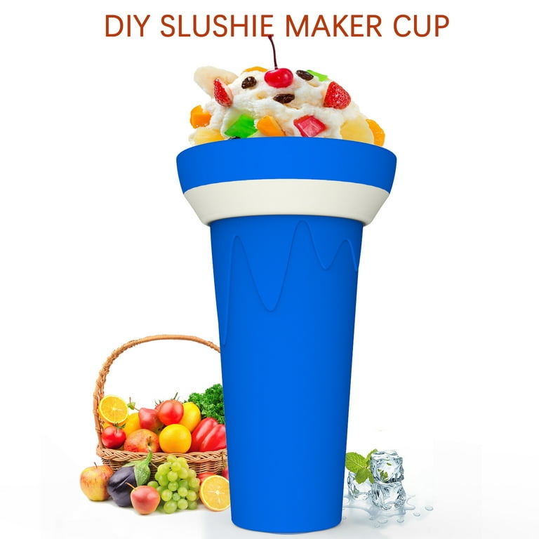 Silicone Slushy Cup Slushie Maker Cup Summer Cooler Smoothie Cup