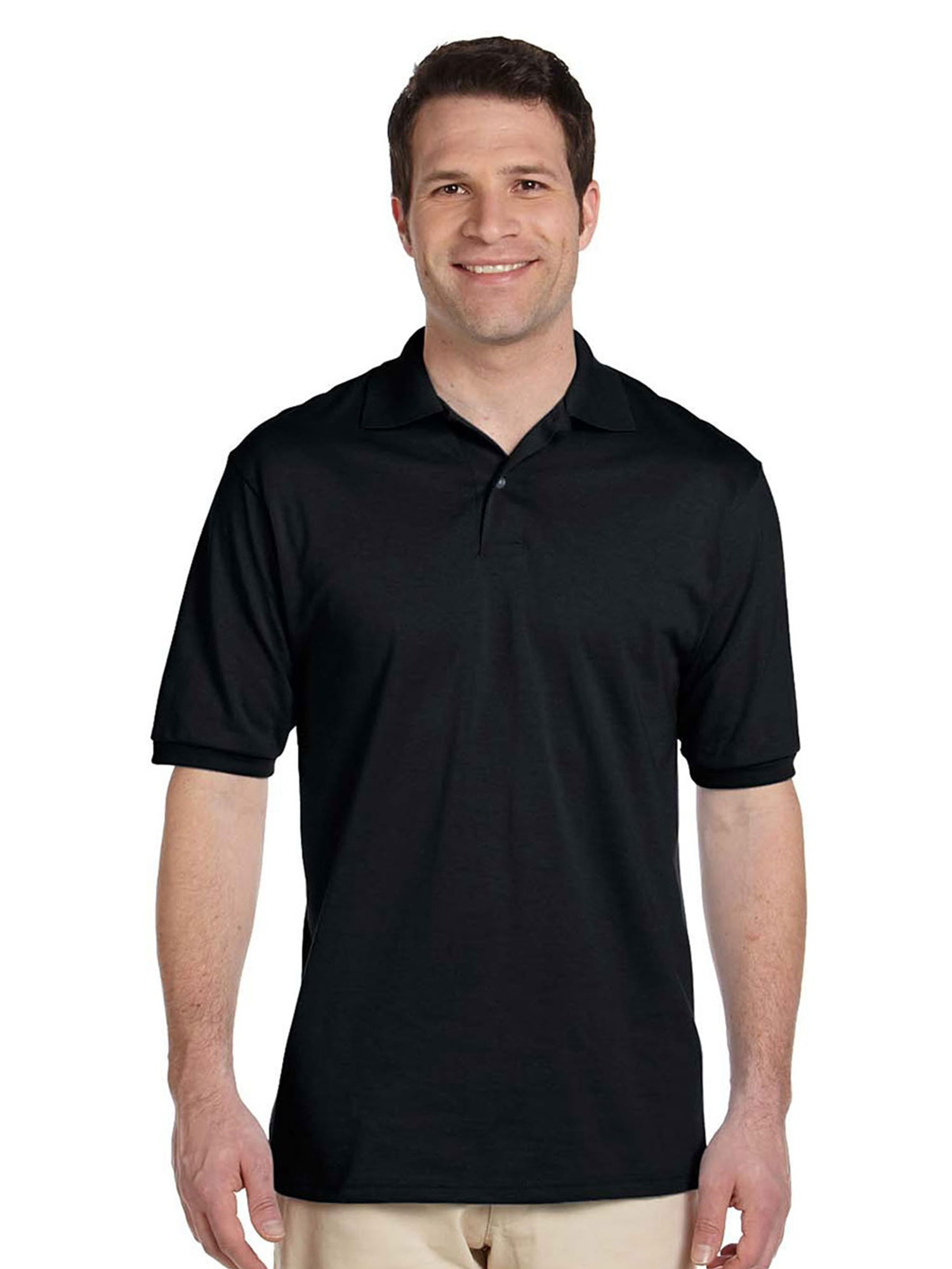 Jerzees Mens Stain Resistant Polo Shirt with SpotShield, Pack of 10