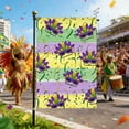 thumbnail image 4 of Summercome Happy Mardi Gras Garden Flag 12x18 Inch Vertical Double Sided Carnival Mask Party Small Flags Farmhouse Outside Decoration For Yard (ONLY FLAG), 4 of 7
