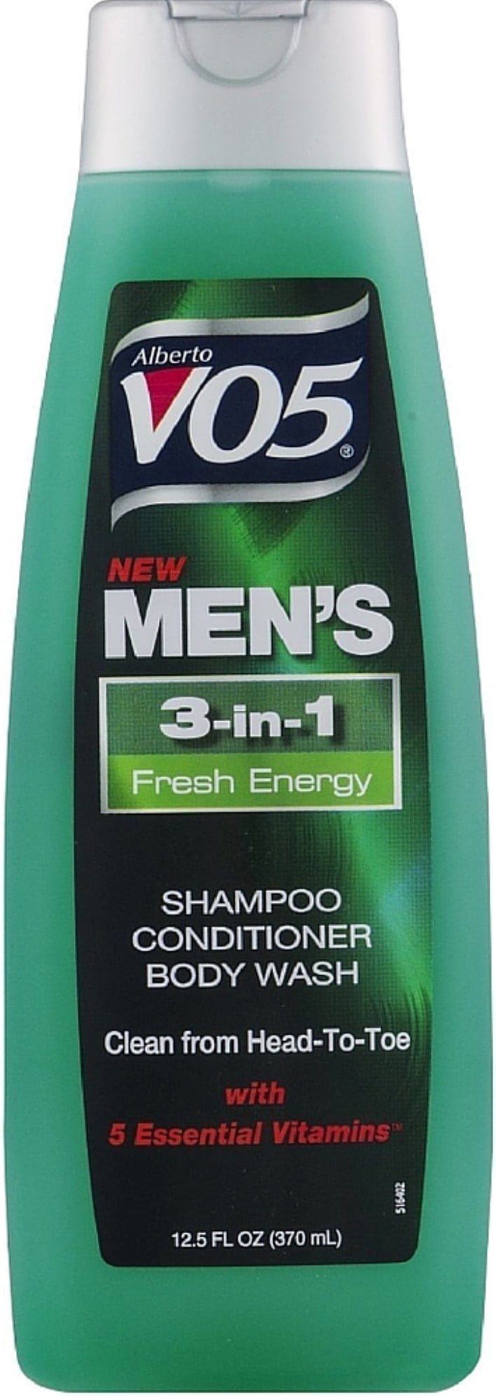 2 Pack VO5 Alberto Men's 3in1 Shampoo Conditioner Body Wash, Fresh