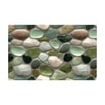 thumbnail image 1 of Corridor Stone Patterned Carpet 3D Pebble Design Entrance Mat Washable Floor Rug Bathroom Bedside Kitchen Non, 1 of 6