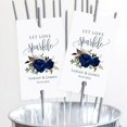 thumbnail image 4 of Etiquetas de palo que brillan y brillan en piezas, etiquetas personalizadas de fuegos artificiales para boda, Sparkle Let Love, 100, 4 of 4