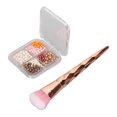 thumbnail image 2 of Paleta De Sombras De Ojos, Paleta De Rubor Resaltador, Regalo De Cumpleaños Pigmentado Para Mujeres Y Niñas Para Fiestas De Citas Cergrey 02, 2 of 8