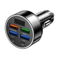 thumbnail image 4 of 40W 6 puertos USB carga rápida cargador de teléfono voltaje pantalla digital PD QC3.0, 4 of 9